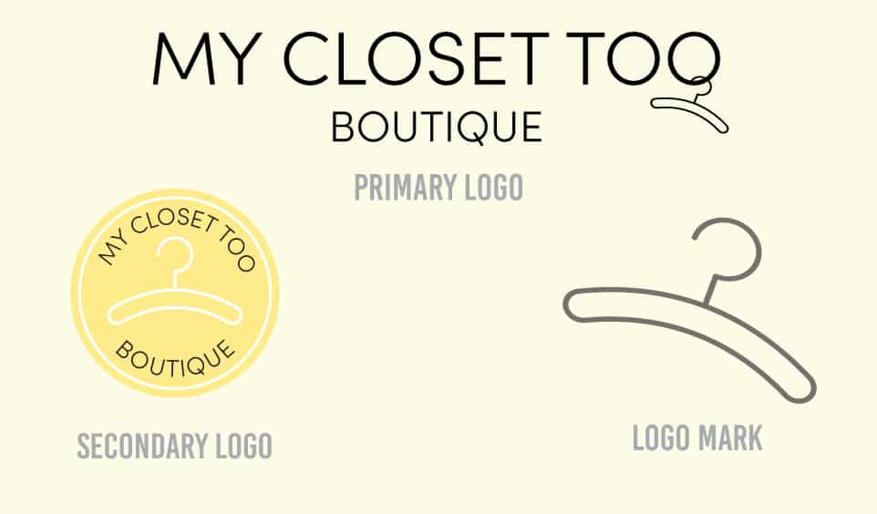 My Closet Too Boutique Logos