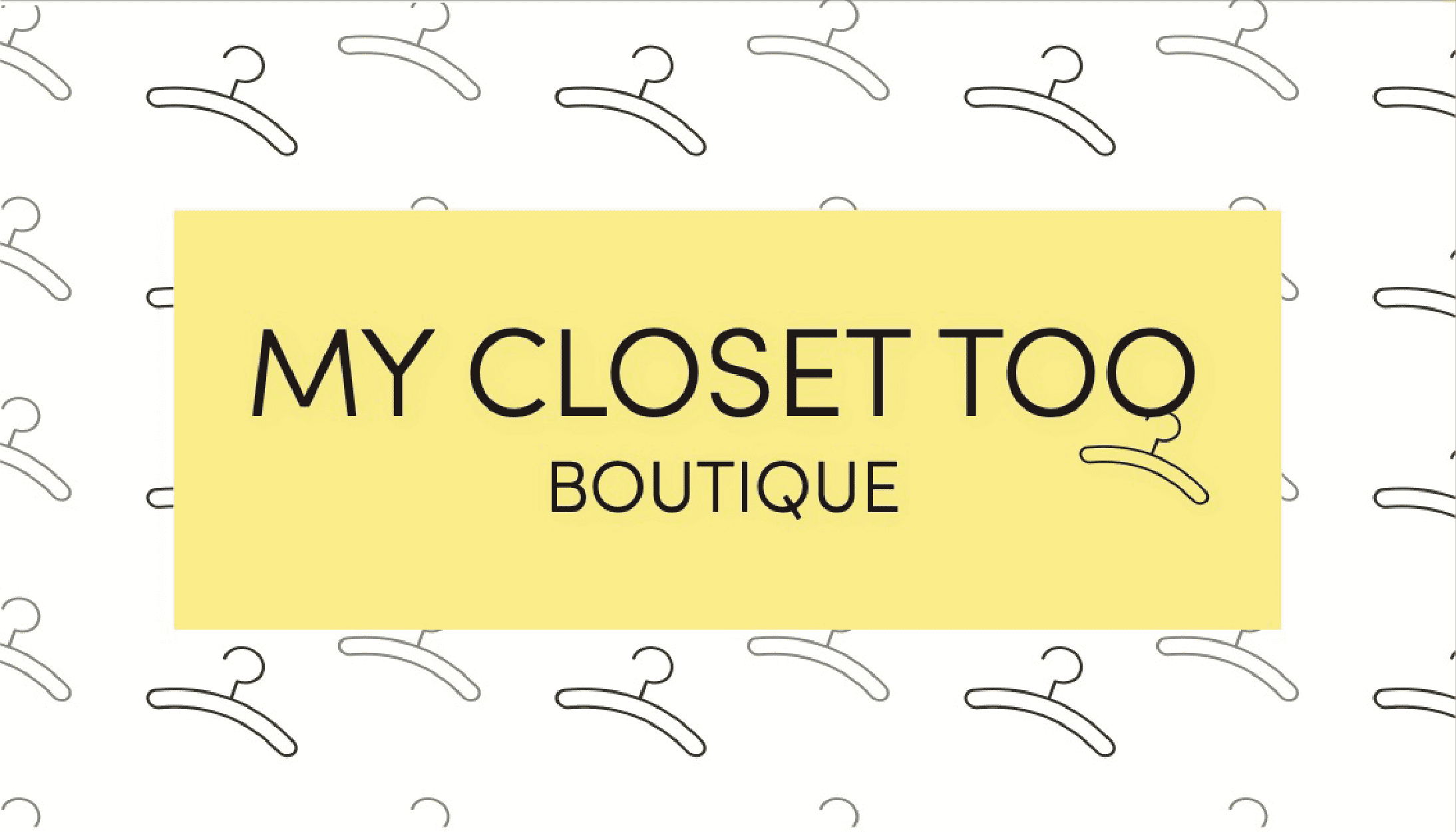 My Closet Too business card design