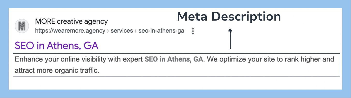 meta description for SEO in athens, ga